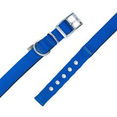 Doggie Elit Dokumadan El Yapımı Köpek Boyun Tasması 1,5x25-30cm - Purple