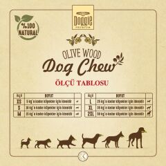 Doggie Doğal Zeytin Ağacı Çiğneme Oyuncağı XL