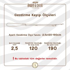 Doggie Ayarlanabilir Seri Klasik Gerçek Deriden El Yapımı  Köpek Gezdirme Kayışı