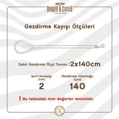 Doggie Özel Üretim Ekstra Uzun Dokuma Sevk Kayışı