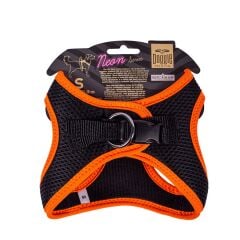 Doggie Havalı Dokumadan Neon Serisi El Yapımı Küçük Irk Köpek Göğüs Tasması