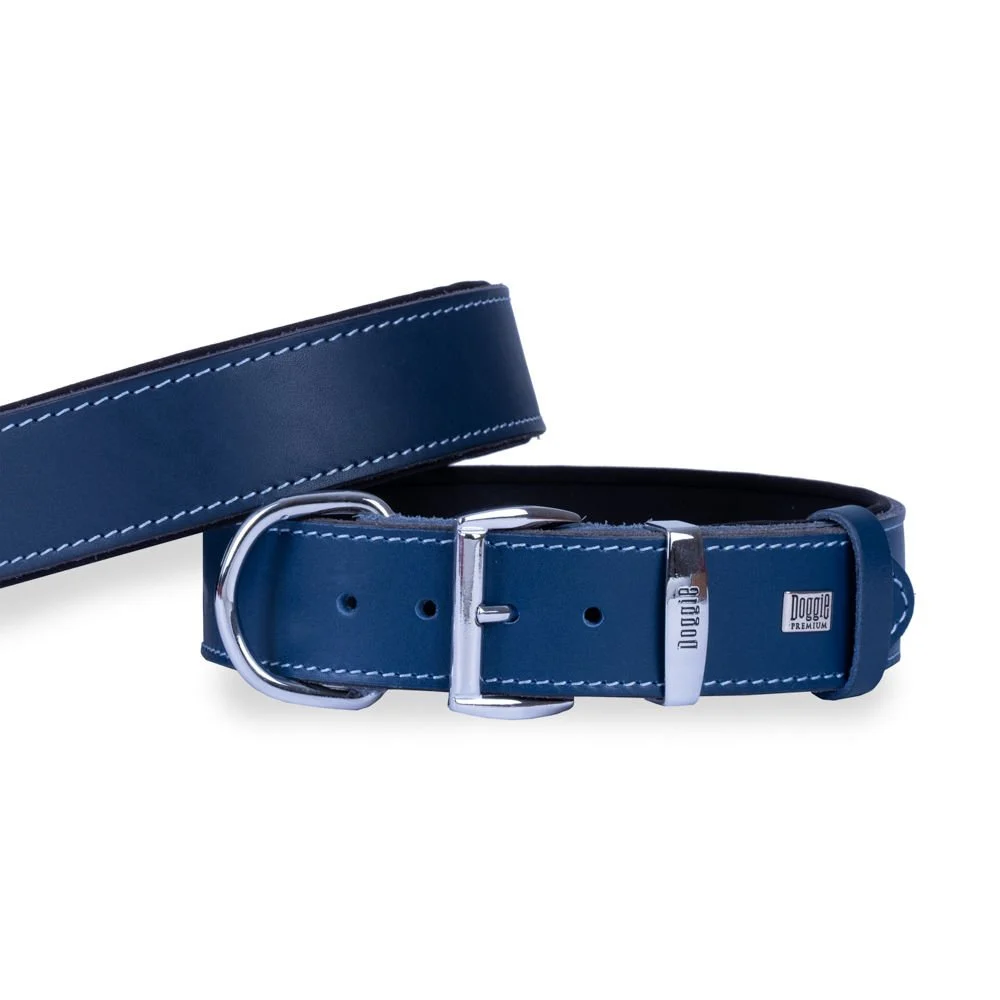 Doggie Leather Dog Collar 4x47-55cm