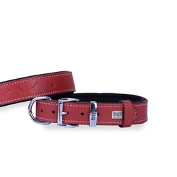 Doggie Kemik Desenli Deri Köpek Tasması 2.5x37-45cm