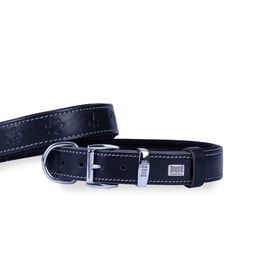 Doggie Pati Desenli Deri Köpek Tasması 2.5x37-45cm