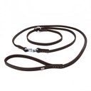 Doggie Yağlı Deri Eğitim Köpek Gezdirme Kayışı 1.1x150cm