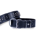 Doggie Çivili Çift Kat Deri Köpek Tasması 6x60-70cm