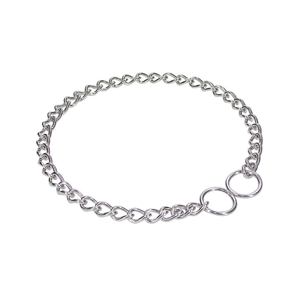 [BZT55STAINLESS] Doggie Paslanmaz Zincir Köpek Eğitim Tasması 0.35x40-50cm