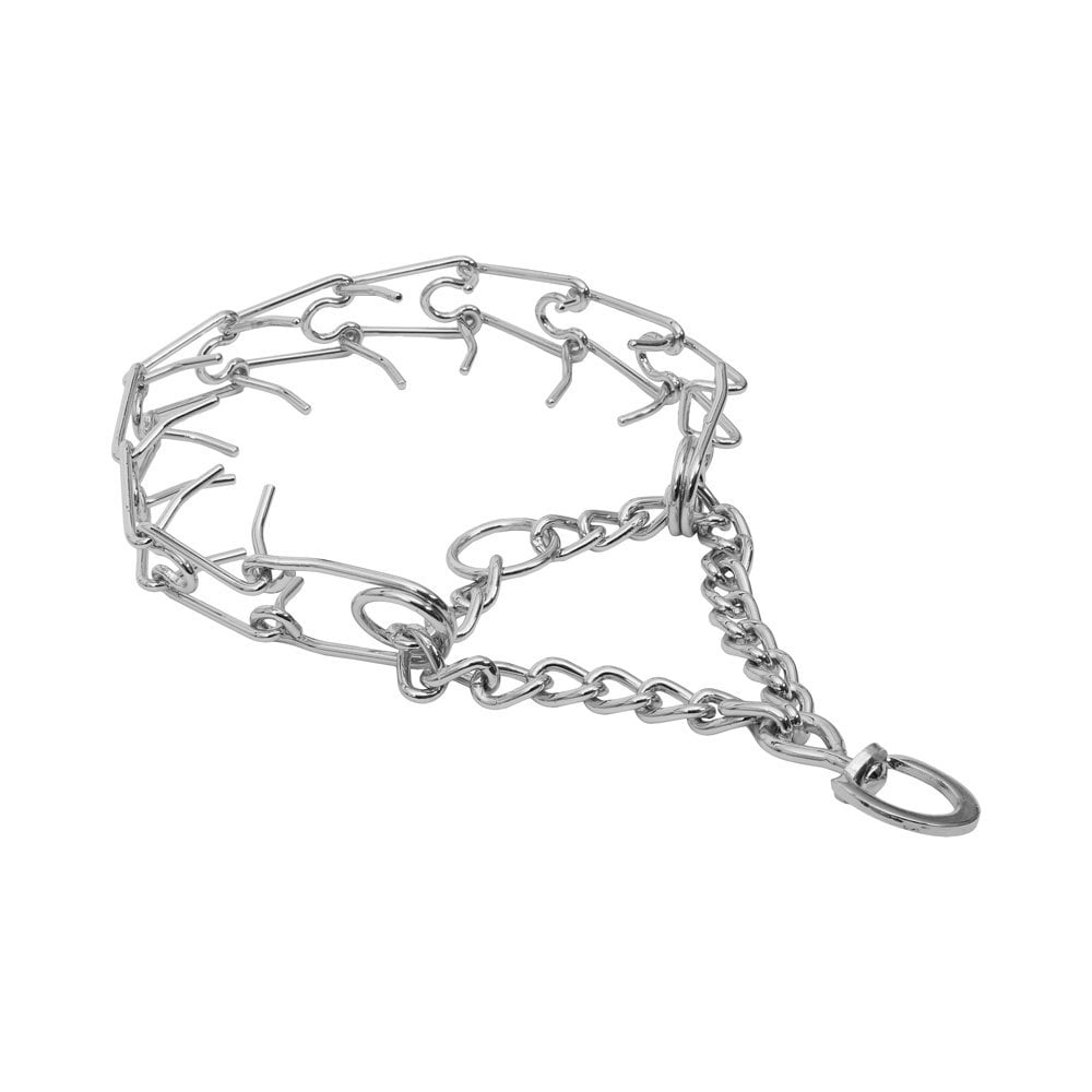 [SPIKEY55CHROMEPLATED] Doggie Dikenli Köpek Eğitim Tasması 0.35x35-45cm