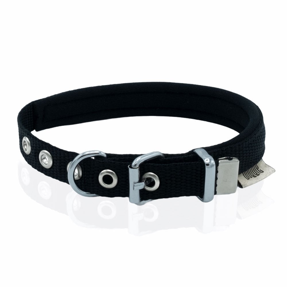 [DSBT1510MBLACK] Doggie Dokuma Köpek Tasması 1.5x25-30cm (Siyah)