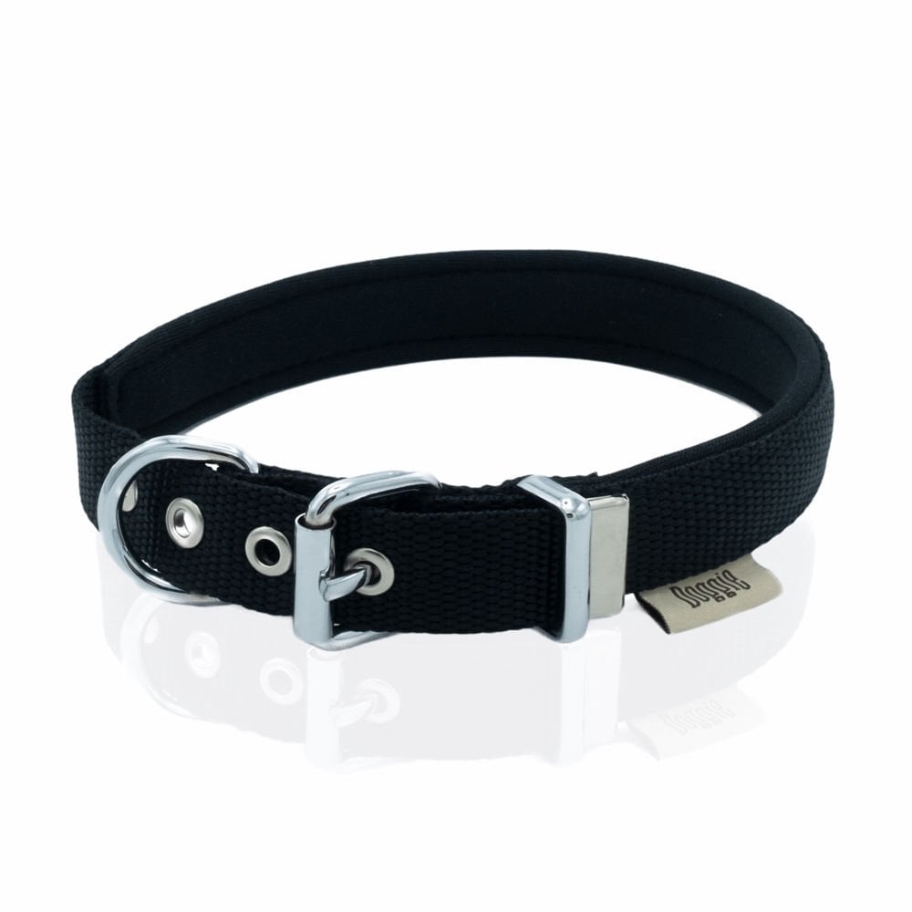 [DSBT2010MBLACK] Doggie Dokuma Köpek Tasması 2x35-40cm (Siyah)