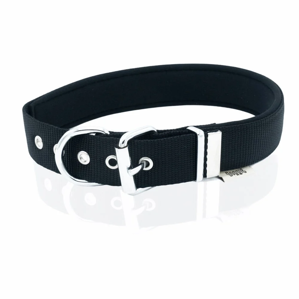 [DSBT3010LBLACK] Doggie Dokuma Köpek Tasması 3x47-55cm (Siyah)