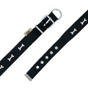 Doggie Bone Decorated Webbing Dog Collar 2x35-40cm
