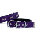 Doggie Kemik Süslü Dokuma Köpek Tasması 2.5x37-45cm