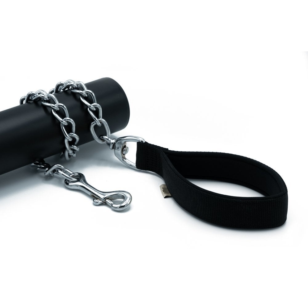 [DZGT45MBLACK] Doggie Chain Webbing Dog Leash 0.45x80cm (Black)