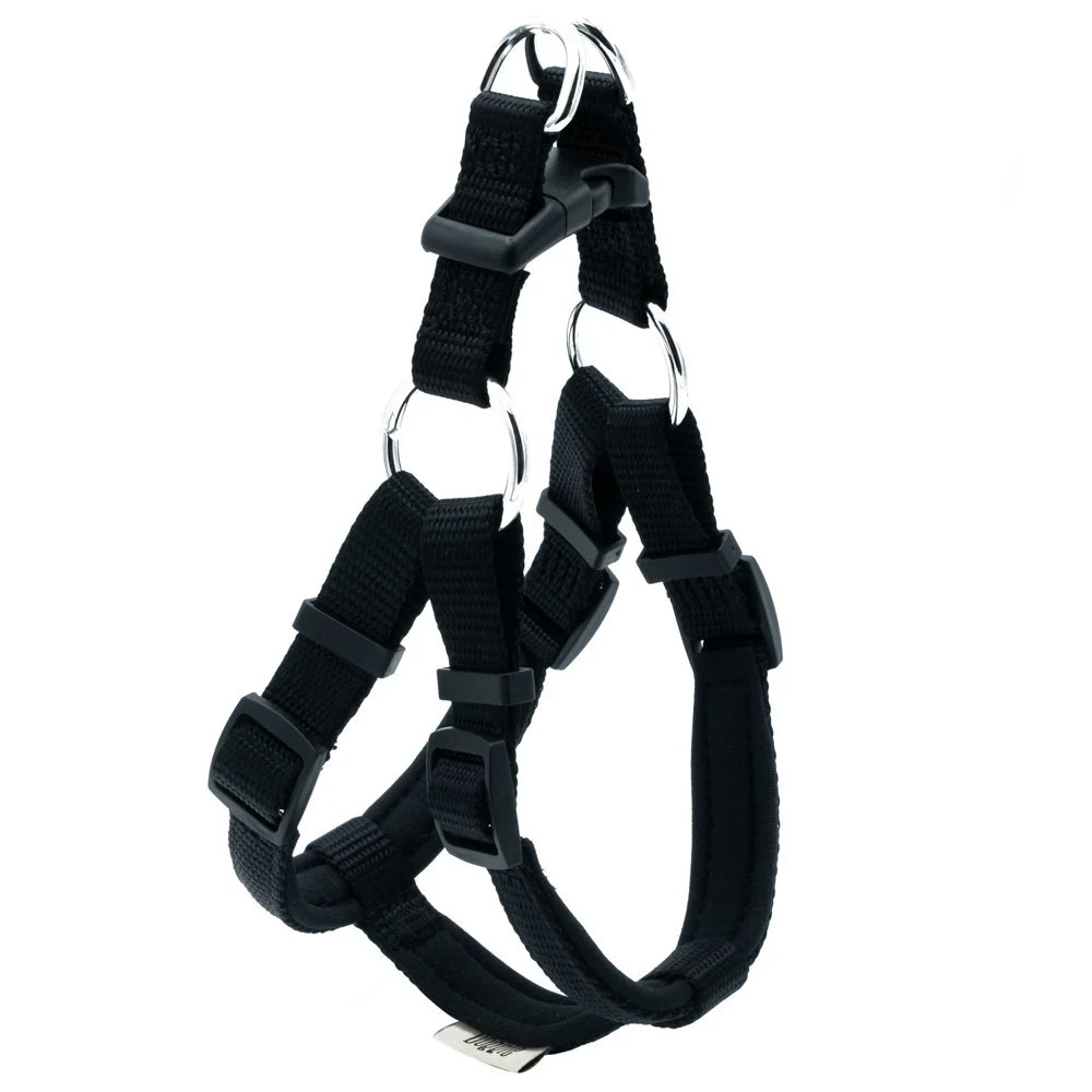 [DSGTXSBLACK] Doggie Ronin Dokuma Köpek Göğüs Tasması XS 35-45cm (Siyah)