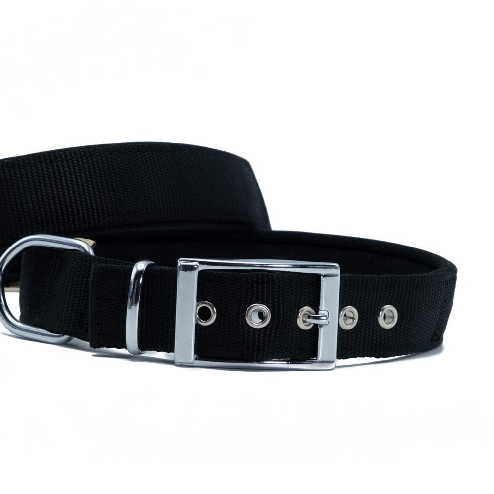 [DDBT3010LBLACK] Doggie Elit Dokuma Köpek Tasması 3x47-55cm (Siyah)