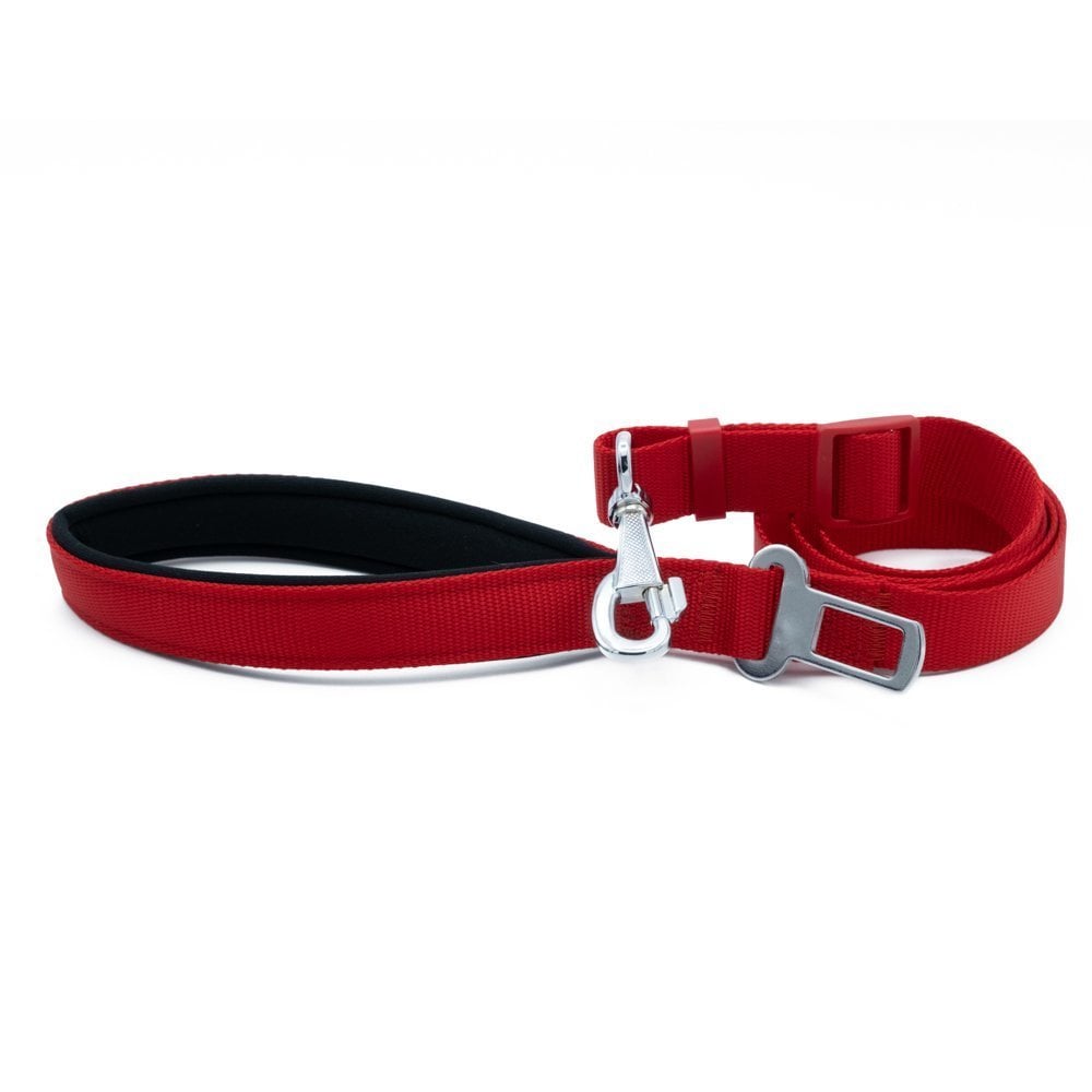 Doggie Emniyet Kemerli Dokuma Köpek Gezdirme Kayışı 2.5x80-120cm