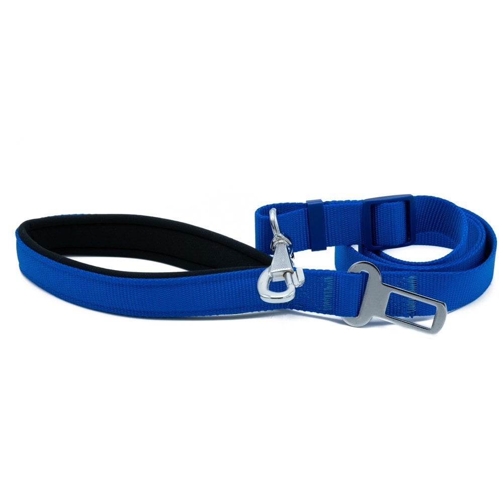 Doggie Emniyet Kemerli Dokuma Köpek Gezdirme Kayışı 2.5x80-120cm