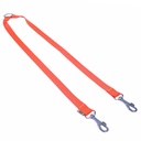 Doggie Webbing Double Dog Leash 2.5x70cm