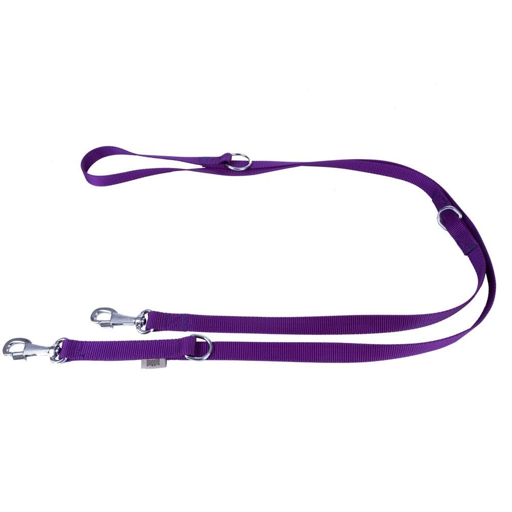 Doggie Dokuma Çok Fonksiyonlu Köpek Gezdirme Kayışı 2x120-200cm