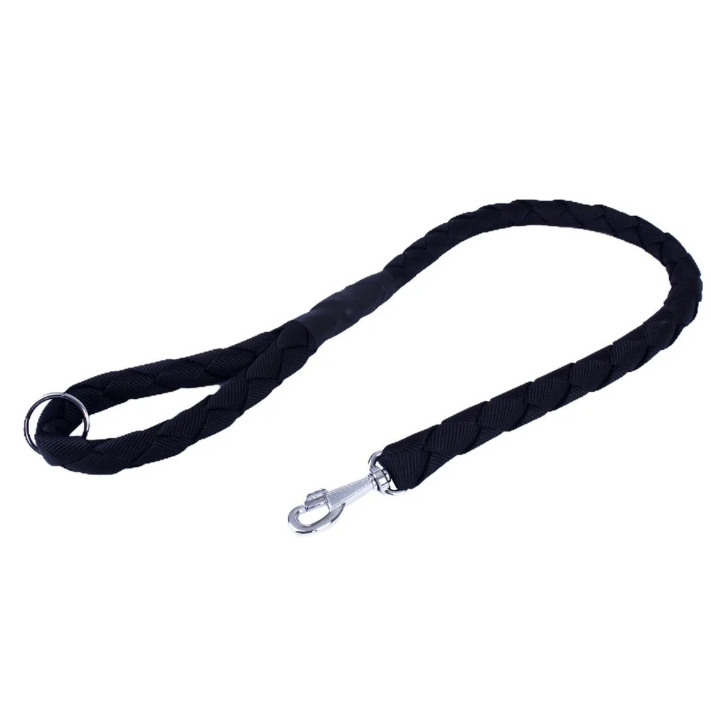 [DOGT30MBLACK] Doggie Örgülü Dokuma Köpek Gezdirme Kayışı 3x100cm (Siyah)