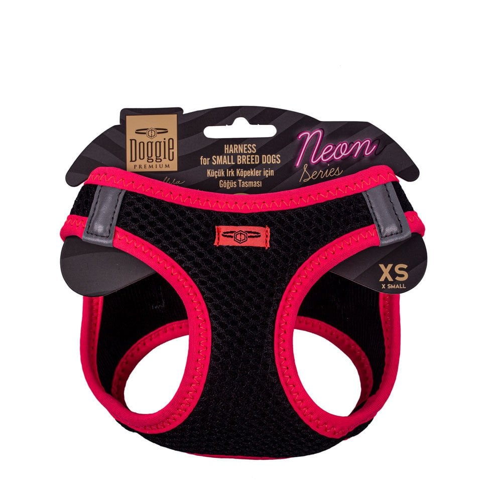 Doggie Neon Küçük Irk Köpek Göğüs Tasması XS 30-34cm