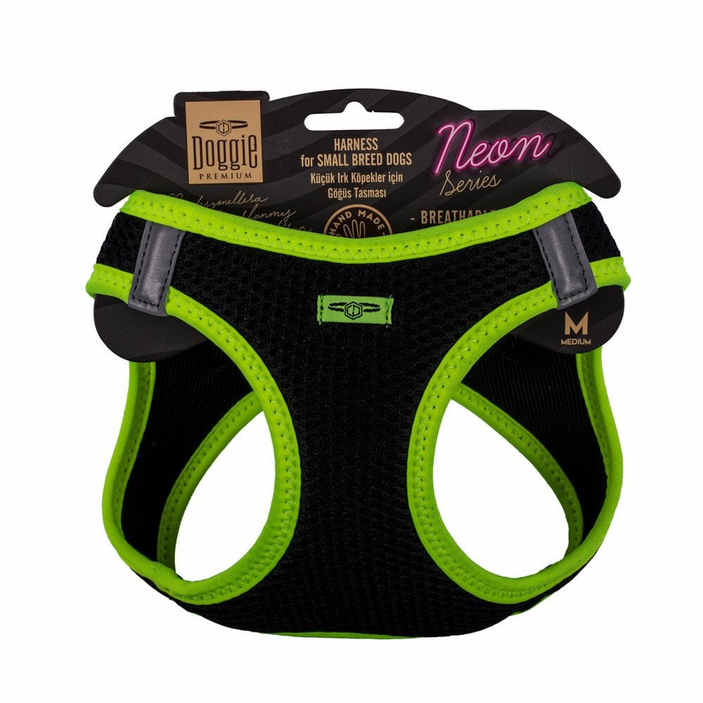 Doggie Neon Küçük Irk Köpek Göğüs Tasması M 38-44cm
