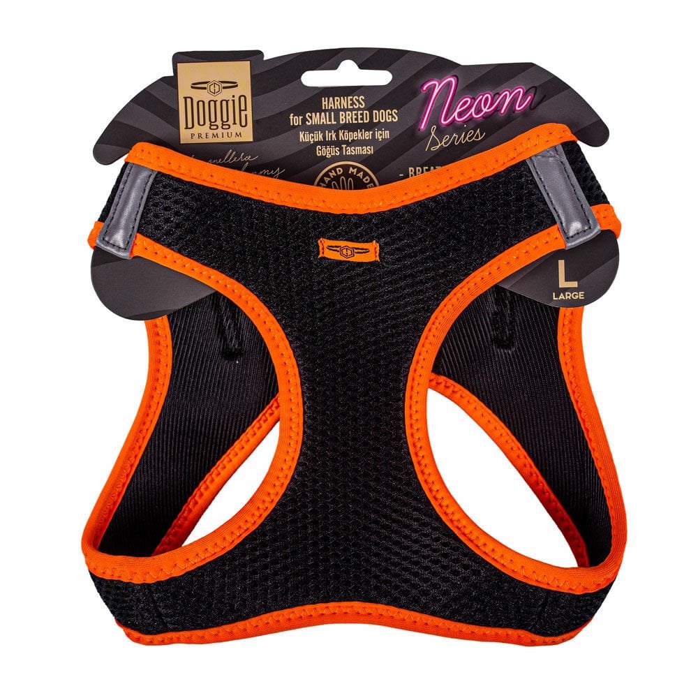 Doggie Neon Küçük Irk Köpek Göğüs Tasması L 42-48cm