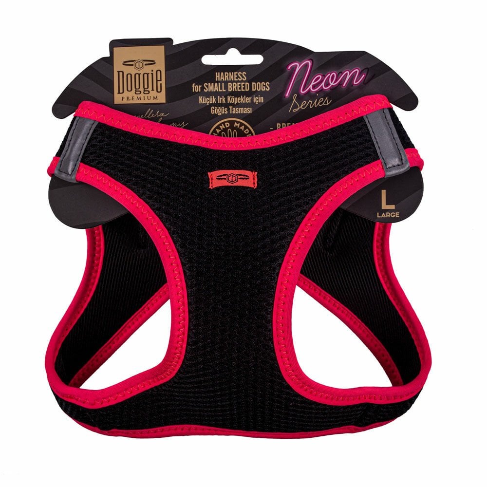 Doggie Neon Small Breed Dog Harness L 42-48cm