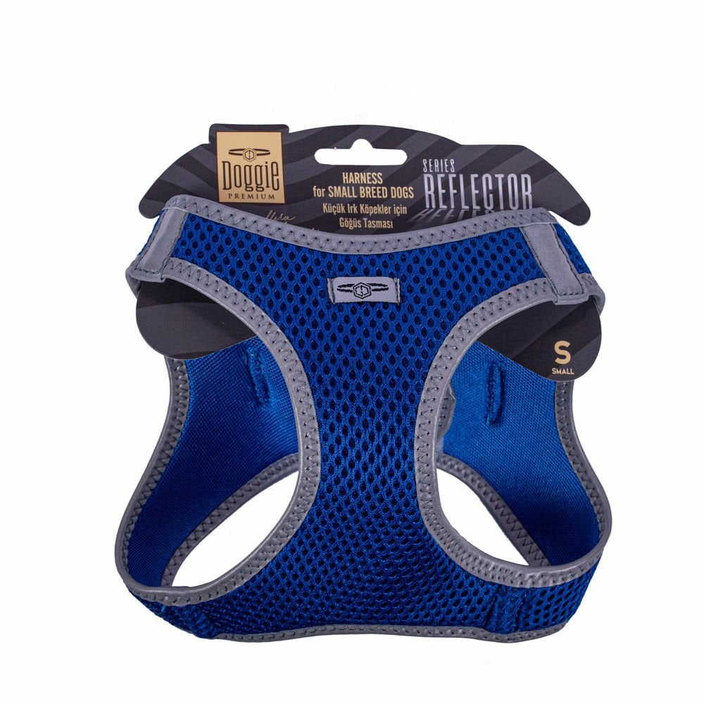 Doggie Reflective Small Breed Dog Harness S 32-38cm