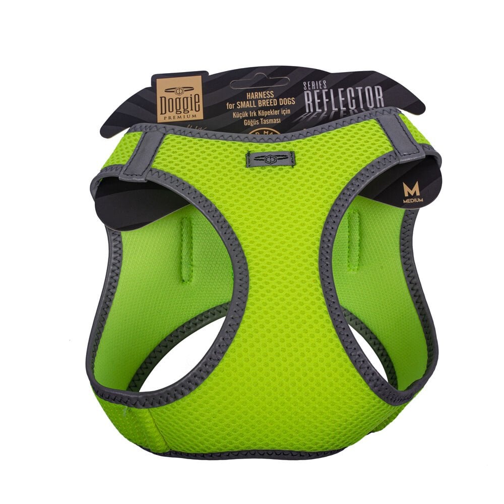 Doggie Reflektör Küçük Irk Köpek Göğüs Tasması M 38-44cm