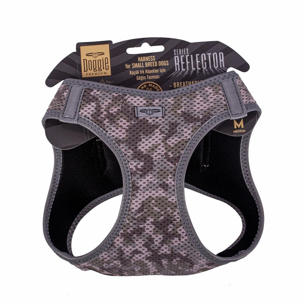 Doggie Reflektör Küçük Irk Köpek Göğüs Tasması M 38-44cm