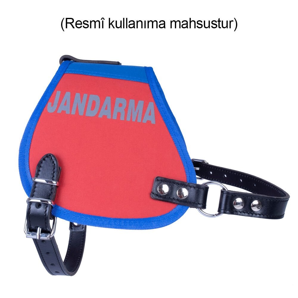 [JNGXLRED] Doggie Jandarma Köpek Görev Yeleği XL 70-80cm