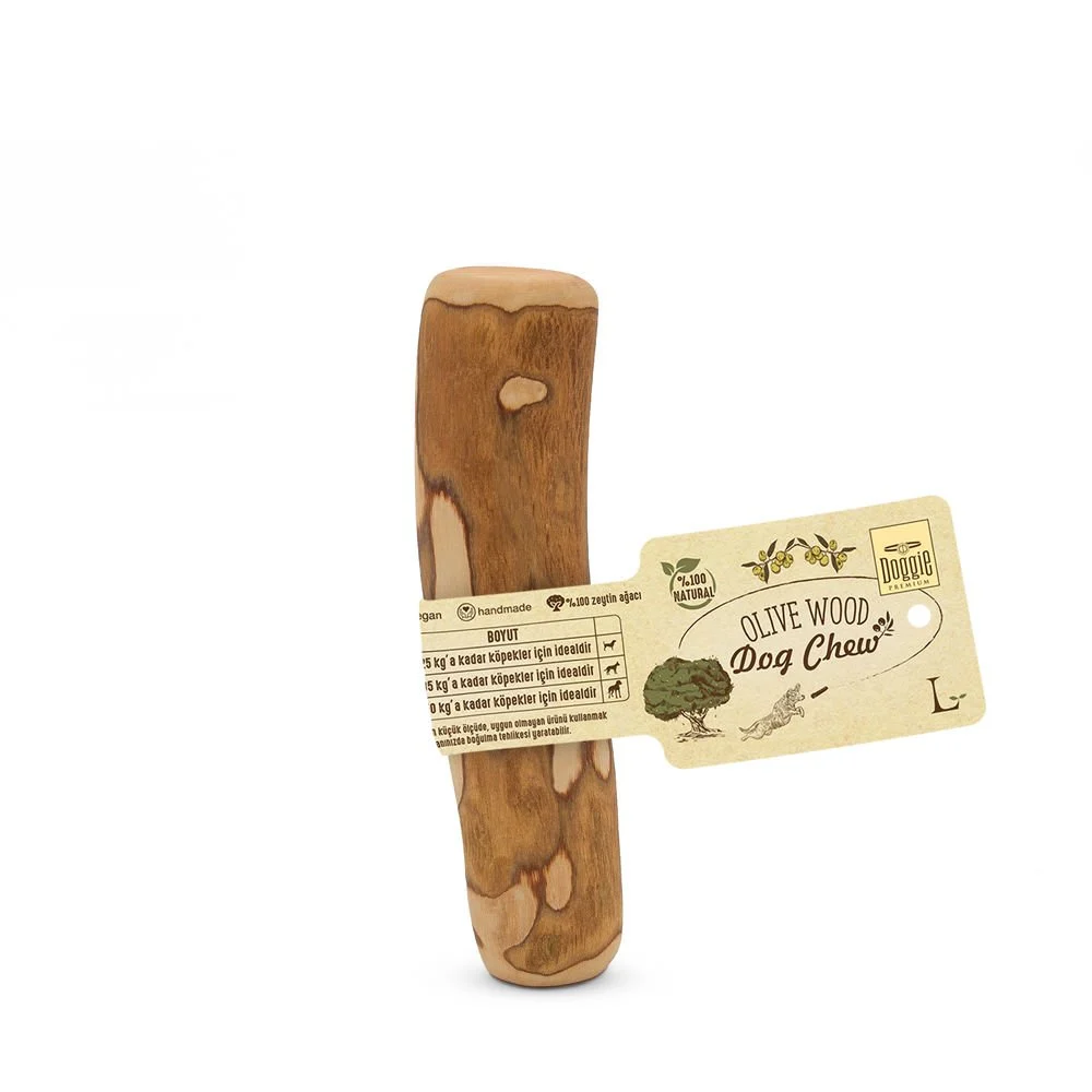 [OLIVECHEW25.L] Doggie Doğal Zeytin Ağacı Köpek Oyuncağı L 25kg