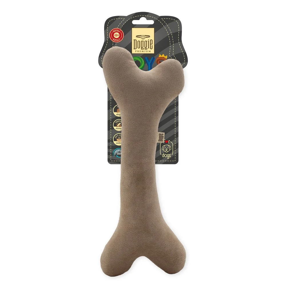 Doggie Kemik Peluş Köpek Oyuncağı 28cm