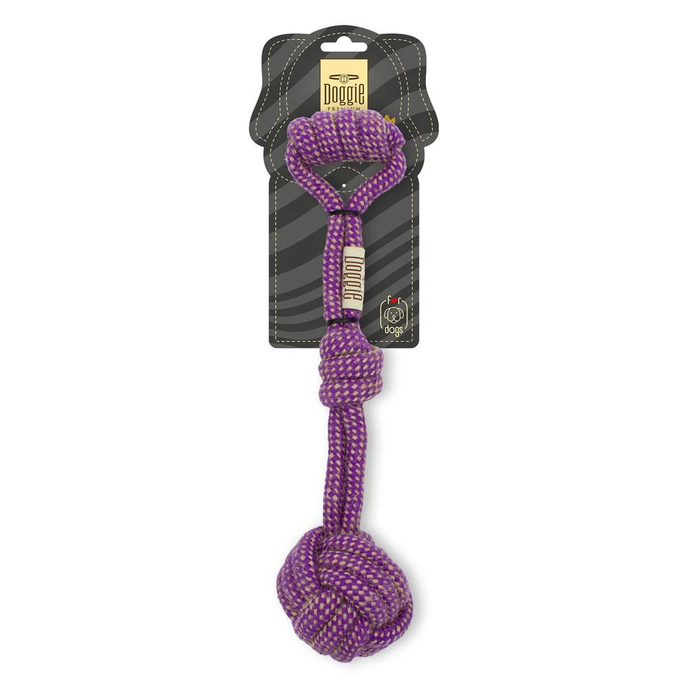 [DTOY35HALATSAPAN] Doggie Slingshot Cotton Rope Dog Toy 35cm