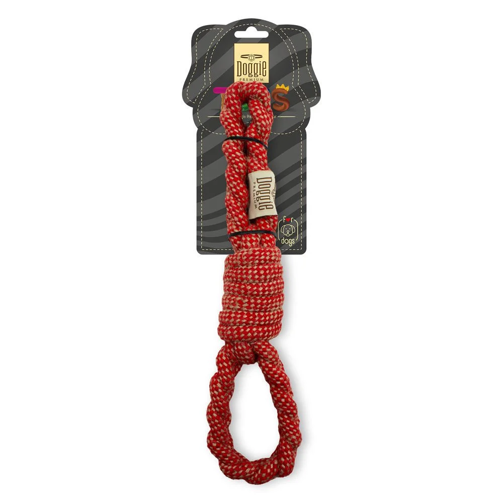 [DTOY35HALATSEKIZ] Doggie Sekiz Pamuk Halat Köpek Oyuncağı 35cm