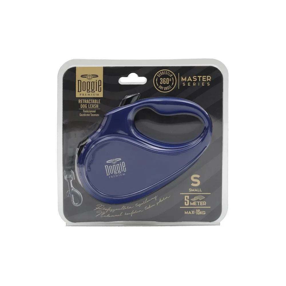 Doggie Master Otomatik Makaralı Köpek Tasması S 15kg 5m