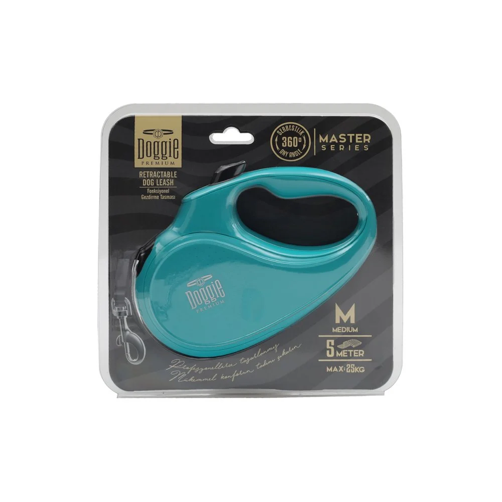 Doggie Master Retractable Dog Leash M 25kg 5m
