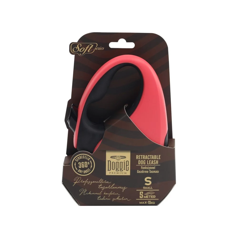 Doggie Soft Otomatik Makaralı Köpek Tasması S 15kg 5m