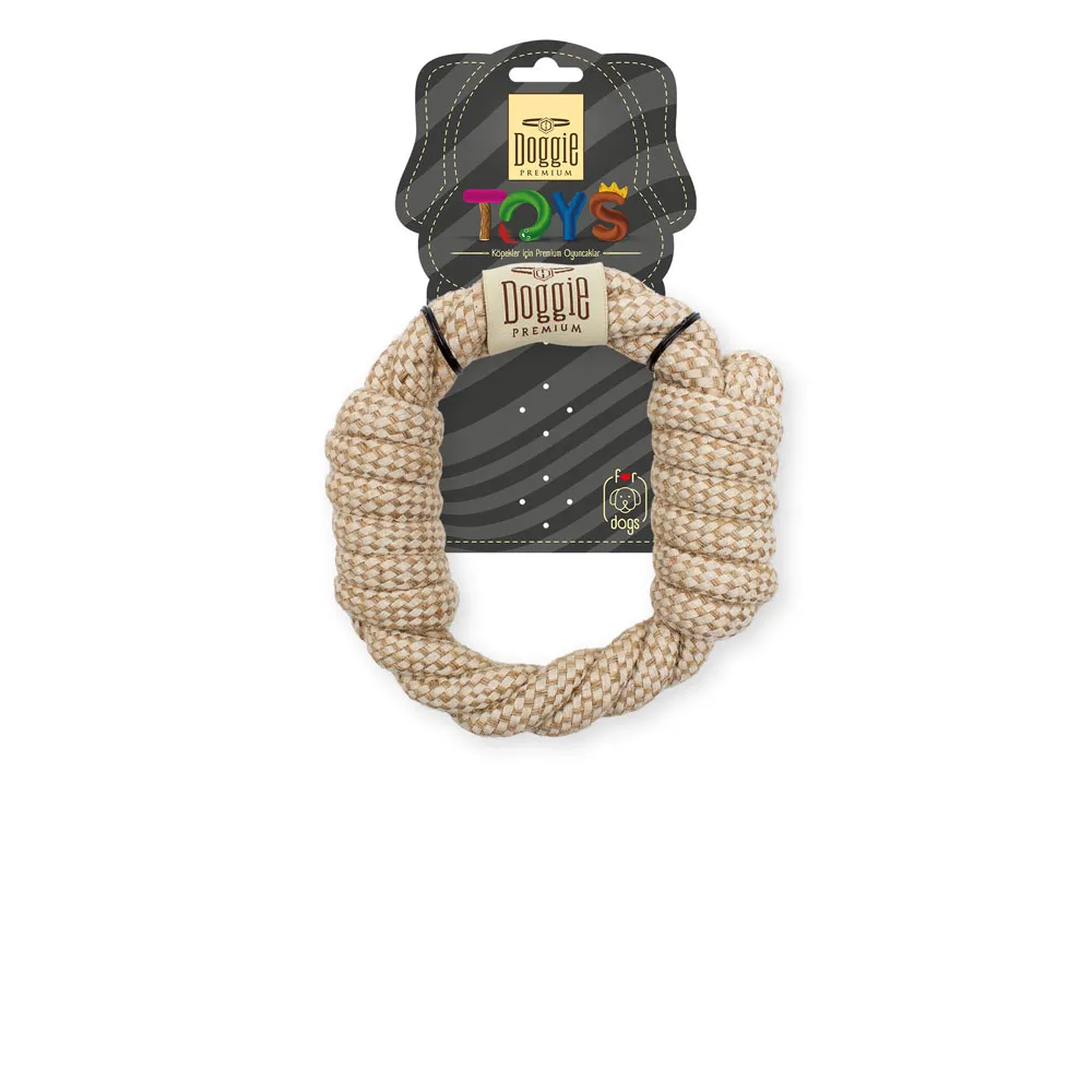 [DTOY20HALKA] Doggie Ring Cotton Rope Dog Toy 20 cm
