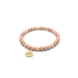 Doggie Wooden Bead Necklace Dog Collar 23-28cm XS