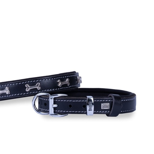 Doggie Kemik Süslü Deri Köpek Tasması 2x30-35cm