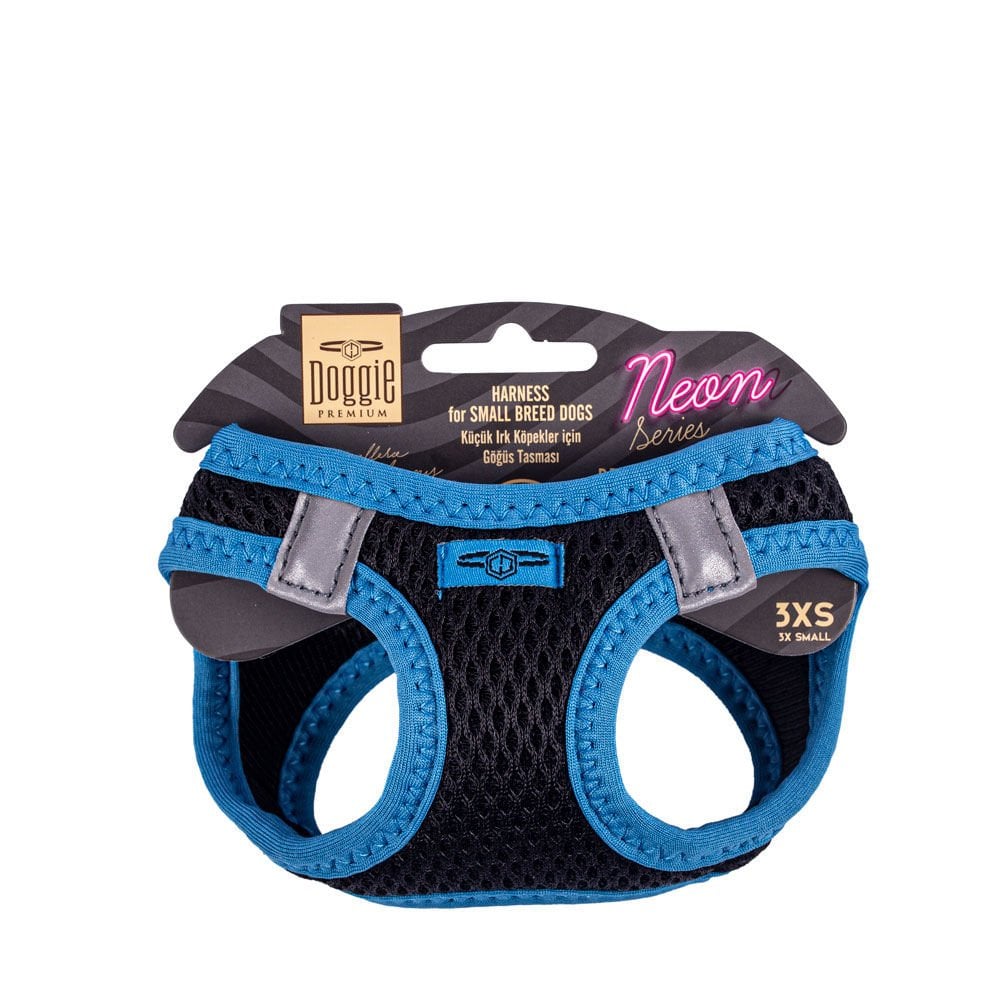 Doggie Neon Küçük Irk Köpek Göğüs Tasması 3XS 22-26cm